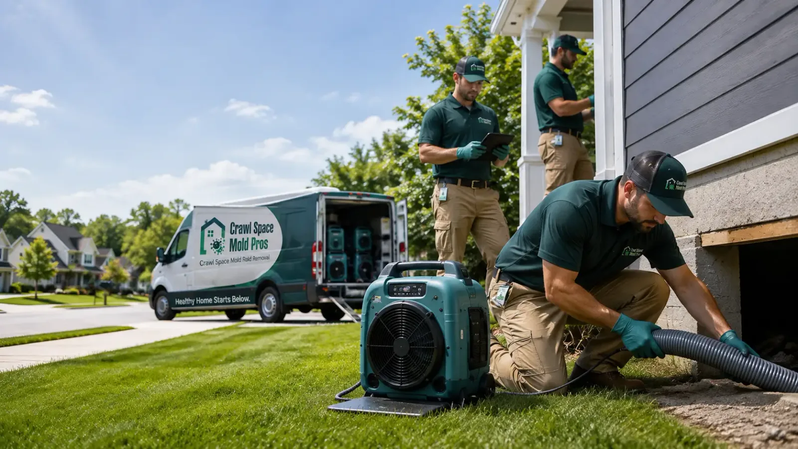 Crawl Space Mold Removal in Cotati, CA